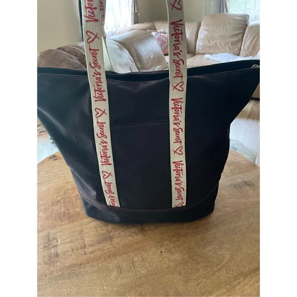 Victoria’s Secret Canvas Tote Bag Logo Straps